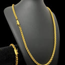 KIT PERUANO 8MM - BANHADO A OURO 18K