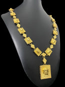 CORDÃO PERSONALIZADO JESUS + PINGENTE JESUS BANHADO A OURO 18K