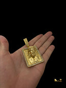 PINGENTE ROSTO DE CRISTO ZEUS GG - BANHADO A OURO 18K