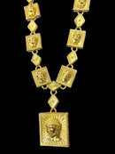 CORDÃO PERSONALIZADO JESUS + PINGENTE JESUS BANHADO A OURO 18K