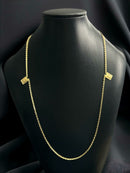 ESCAPULÁRIO CADEADO 1MM NOSSA SENHORA - BANHADO A OURO 18K