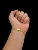 PULSEIRA LACRAIA 5MM - BANHADO A OURO 18K