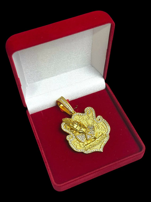 PINGENTE ACREDITA FÉ G- BANHADO A OURO 18K