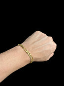 PULSEIRA 3X1 8MM - BANHADO A OURO 18k