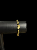 PULSEIRA 3X1 8MM - BANHADO A OURO 18k