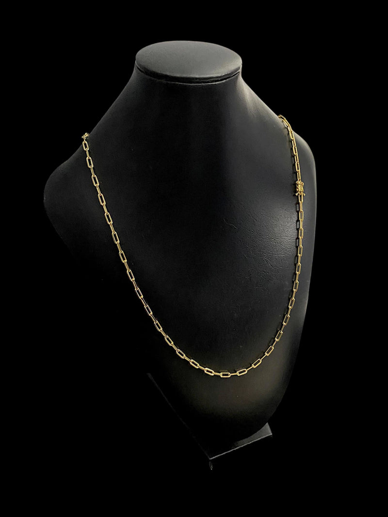 CORDÃO CADEADO 4MM MOEDA ANTIGA