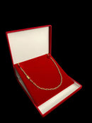 CORDÃO CADEADO 4MM MOEDA ANTIGA