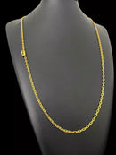 CORDÃO CADEADO 2MM MOEDA ANTIGA