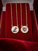 ESCAPULÁRIO SÃO JORGE + ESCUDO BANHADO A OURO 18K