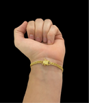 PULSEIRA GRUMET 5MM - BANHADA A OURO 18K