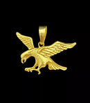 PINGENTE ÁGUIA GG - BANHADO A OURO 18K