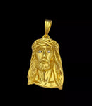 PINGENTE JESUS CRISTO G - BANHADO A OURO 18K