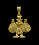 PINGENTE TIO PATINHAS GG - BANHADO A OURO 18K