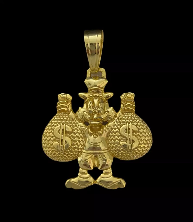 PINGENTE TIO PATINHAS GG - BANHADO A OURO 18K