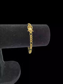 PULSEIRA 3x1 5MM - BANHADO A OURO 18k