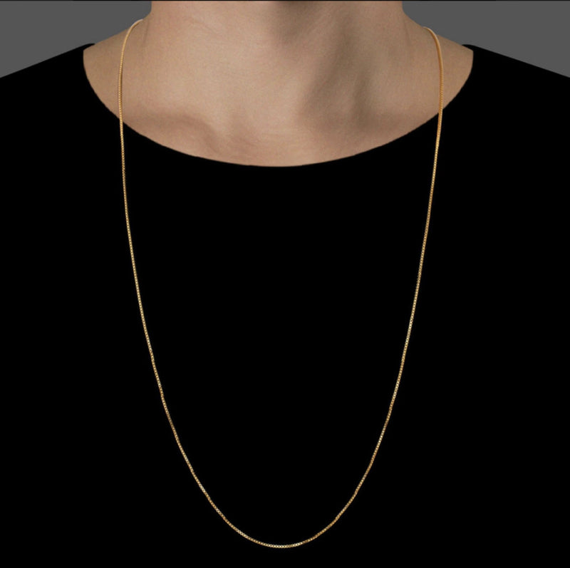 CORDÃO VENEZIANA - BANHADO A OURO 18K