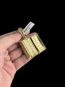 PINGENTE BÍBLIA G - BANHADO A OURO 18K