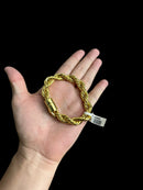 PULSEIRA BAIANO 10MM - BANHADO A OURO 18K