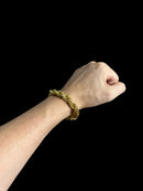 PULSEIRA BAIANO 10MM - BANHADO A OURO 18K