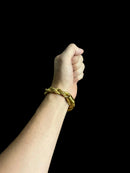 PULSEIRA BAIANO 10MM - BANHADO A OURO 18K