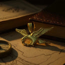 PINGENTE ÁGUIA GG - BANHADO A OURO 18K