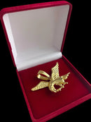 PINGENTE ÁGUIA GG - BANHADO A OURO 18K