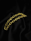 PULSEIRA CADEADO 5MM - BANHADA A OURO 18K