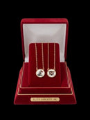 ESCAPULÁRIO SÃO JORGE + ESCUDO BANHADO A OURO 18K