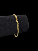 PULSEIRA BAIANO 2MM - BANHADO A OURO 18K