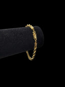 PULSEIRA BAIANO 6MM - BANHADO A OURO 18K