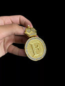 PINGENTE PERSONALIZADO LETRA INICIAL BANHADO A OURO 18K