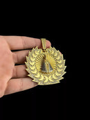 PINGENTE NOSSA SENHORA RAMOS GG - BANHADO A OURO 18K