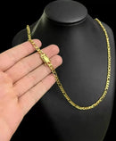 CORDÃO 3X1 5MM - BANHADO A OURO 18k