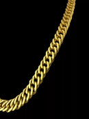 CORDÃO GRUMET 10MM FEMININO - BANHADO A OURO 18K