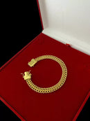 PULSEIRA LACRAIA 10MM - BANHADO A OURO 18K