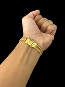 PULSEIRA LACRAIA 10MM - BANHADO A OURO 18K