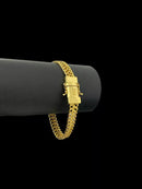 PULSEIRA LACRAIA 10MM - BANHADO A OURO 18K