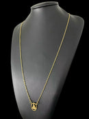 ESCAPULÁRIO CADEADO 1MM NOSSA SENHORA APARECIDA - BANHADO A OURO 18K