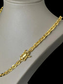 CORDÃO CADEADO 5MM FEMININO - BANHADO A OURO 18K